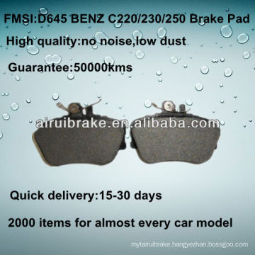 D645 OE QUALITY low metal car disc brake pad for BENZ C220/C230/C250/C280